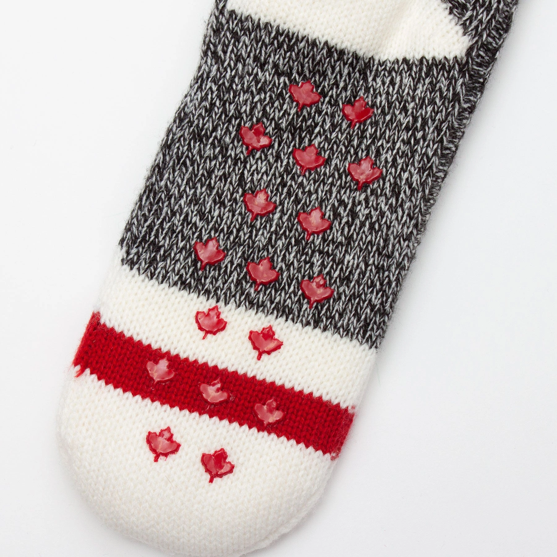 Cozy Canadian Cabin Slippers: Plush Grey Comfort for Ultimate Relaxation.