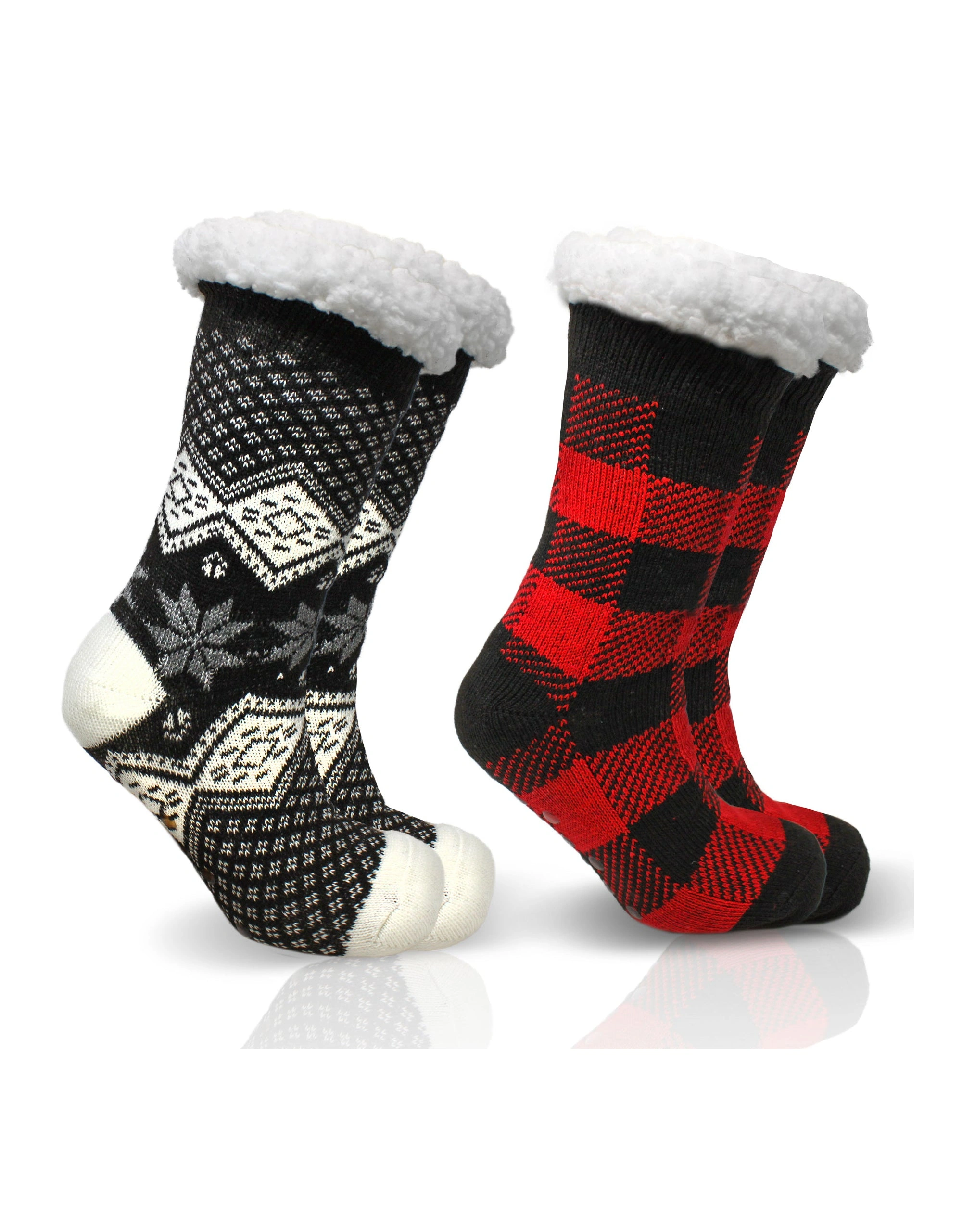 Cozy Taylor Slippers Socks Holiday Duo - Warm Feet Bliss