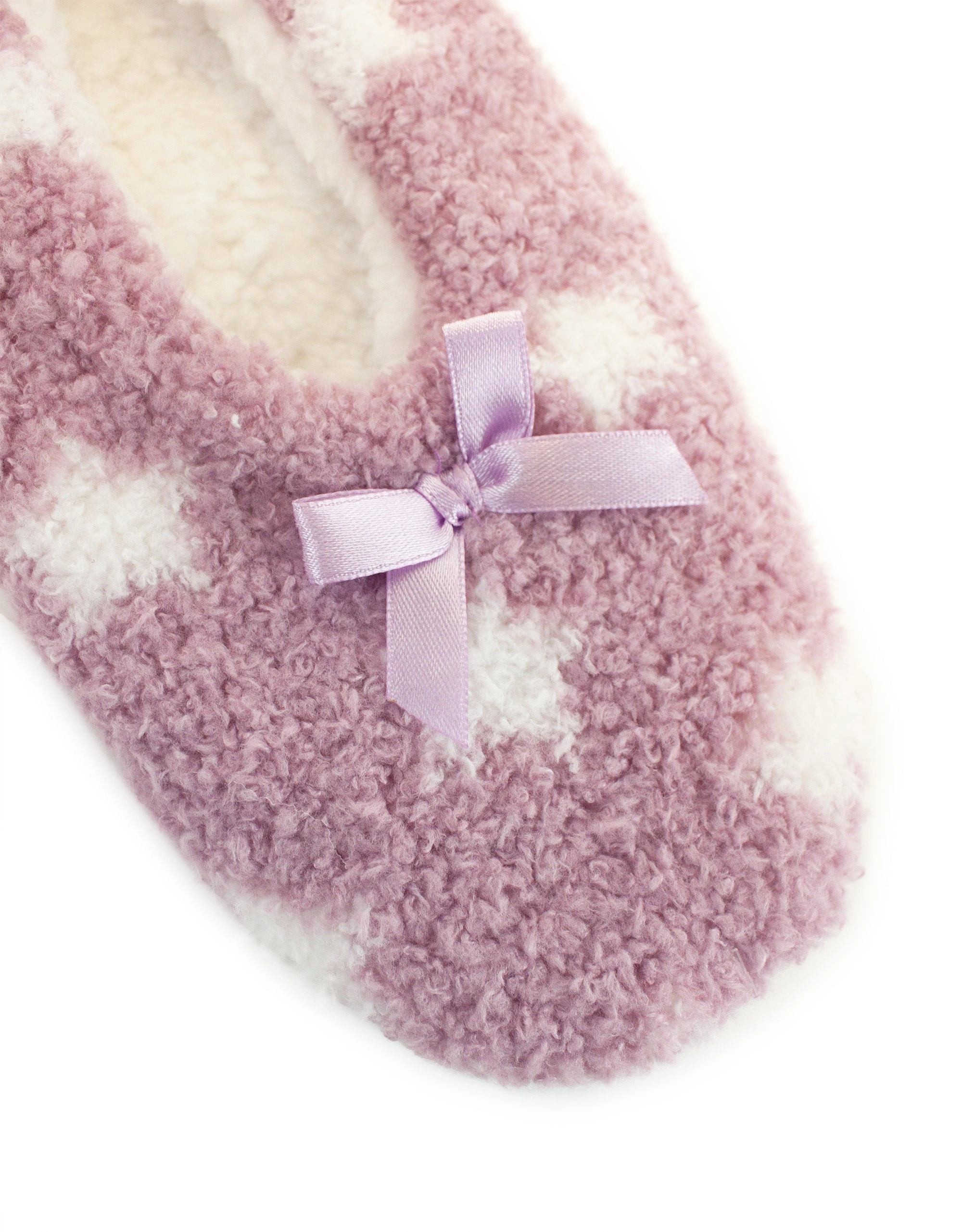 Cozy Mauve Sherpa Slippers: Walk on Clouds, Starry Nights